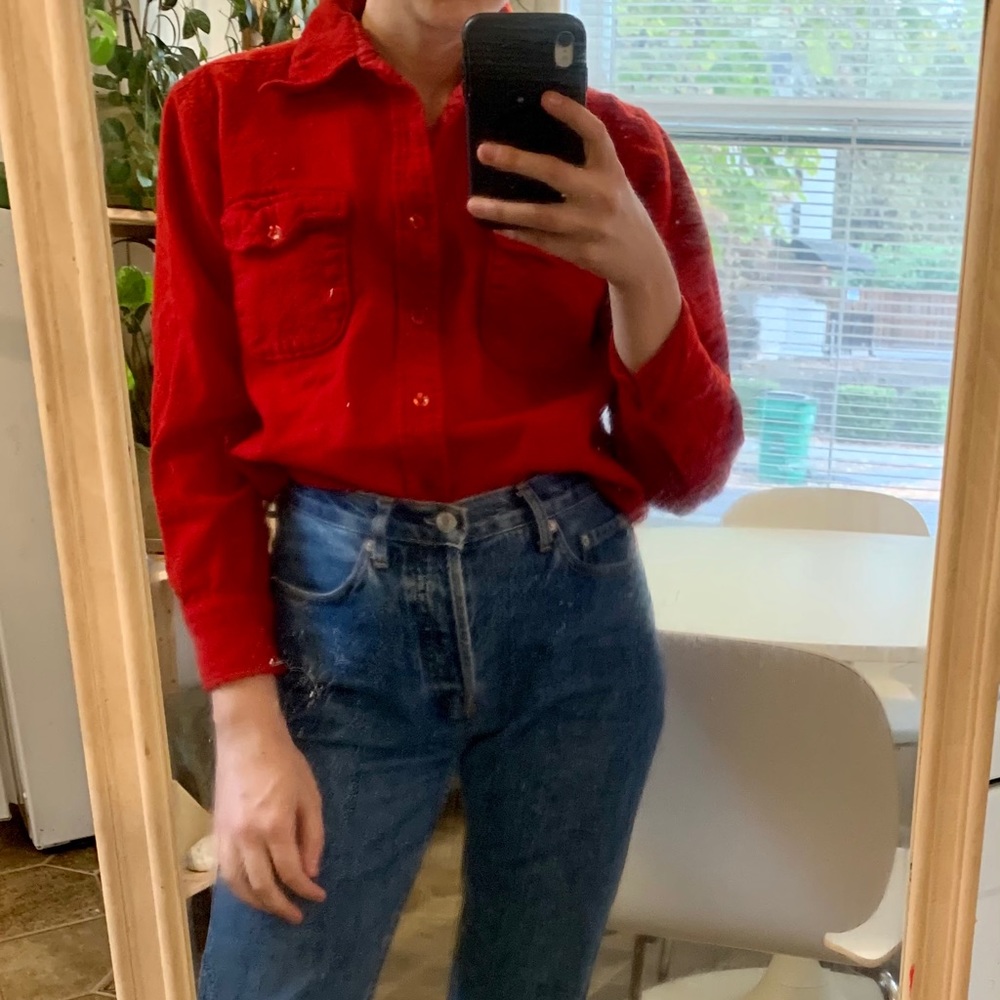 70s Wool Pendleton Button Up